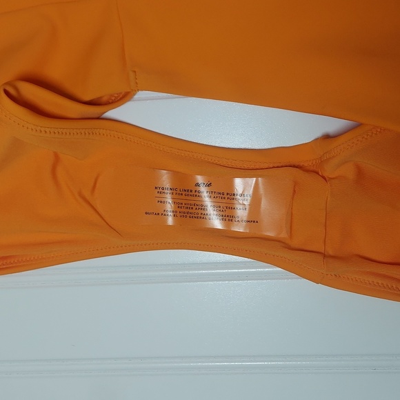 Aerie orange high cut cheeky bikini bottoms - Picture 4 of 5